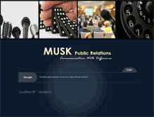 Tablet Screenshot of muskpr.com
